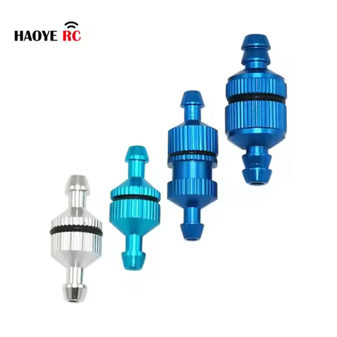HY 1Pc Alu Fuel Filter D5 D6 Nitro/Glow /1:8 Oil Model Car Oil Filter /Methanol Engine Oil Filter Fo