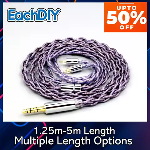 Type2 1.8mm 7N OCC 140 cores litz Headphone Earphone Cable For 0.78mm BA Westone W4r UM3X UM3RC JH13