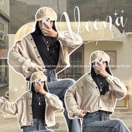 Veena LINEN JACKET // CROP TOP LINEN PARKA JACKET