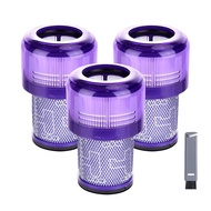 3 Pack Filter Replacement for Dyson V12 Detect Slim, V12 Slim Absolute, V12 Slim Motorhead,V12 Detec