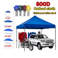 WTHB 10 x10ft Khemah Lipat Waterproof Canopy | Heavy Duty Full Set for Pasar Malam, Parking & Bazaar
