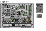 Eduard 49223 1/48 F-18C PE Model Kit With Hasegawa