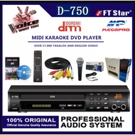 Megapro Doremi D-750 Karaoke Player (Black) Up to 20,000 Songs with MTV's and MP3's with