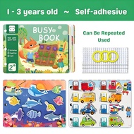 [FAST DELIVERY] 30 Pages Babys First Enlightenment Book Kids Busy Book Early Learning Book Montessor