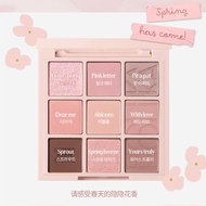 Holika New Arrival Spring Cherry Blossom Nine-Color Eyeshadow Palette Letter from Spring K- Beauty C