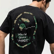 100% ORIGINAL A bathing ape Baju T lelaki  T shirt original Japanese APE Baju T wanita ape head prin