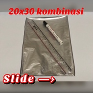 Combination ALUMUNIUM FOIL PACKAGING 20x30 ALUMUNIUM FOIL BAG