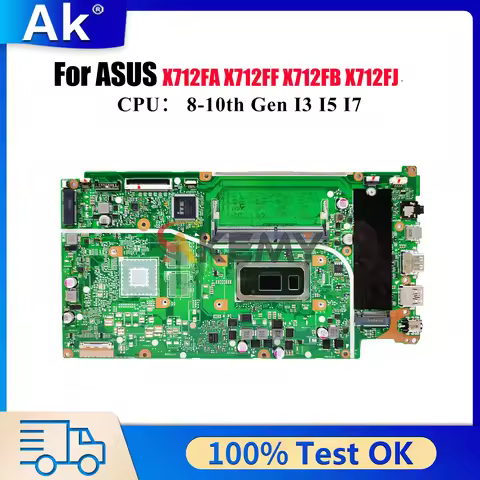 X712FA Laptop Motherboard For ASUS X712FB F712F X712FF X712FJ V712F X712F X712FLC X712FL K712F S712F
