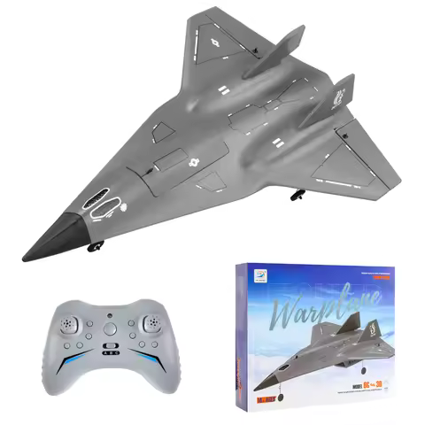 FX9672 RC Plane 4CH 2.4G Wireless Remote Control Airplane Jet Concealed Culvert Design with Powerful