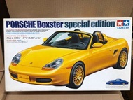 （經典絕版 模型系列）100％ 全新罕有 懷舊絕版 TAMIYA 雙星廠 絕版 保時捷 PORSCHE Boxster special edition 精密模型車 1/24 SCALE