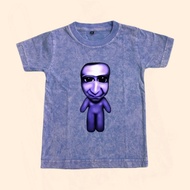 AOONI Nightmare children's washed t-shirt, short sleeves, free custom name
