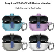 Suitable for Sony Sony WF-1000XM5 Bluetooth Headset Protective Case Switch Type Transparent Solid Co