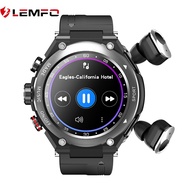 LEMFO Smart Watch Men TWS  Bluetooth Call T92 Sport Smartwatch 9D Sound Effect MP3 Music Custom Dial Smart Watches