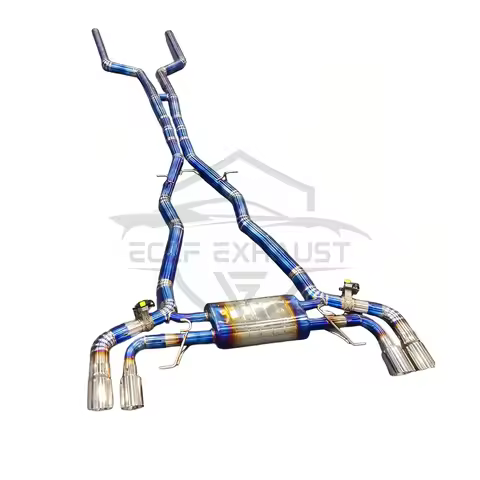 Aggressive Exhaust Sound Titanium Valved Catback Exhaust For BMW M5 F90 M8 F92 Performance Upgrade E