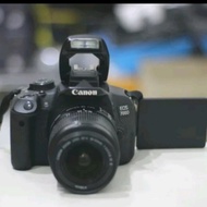 camera kamera DSLR canon eos 700d lensa 18-55 mm hitam bekas tapi baru