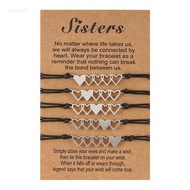 REDD   5 Pcs Best Friend Bracelets Friendship Heart Link Bracelet Gifts for Women Girls