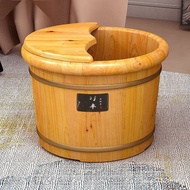 Wooden Barrel Foot Bath Barrel Foot Wash Wooden Basin Foot Bath Household Wooden Foot Bath Barrel So