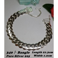Genuine SILVER 925 Bangle  (Bangle Untuk Dewasa)