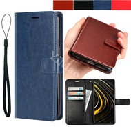 Flip Casing For Realme 5i RMX2030 RMX2032 Realme 5 RMX1911 RMX1919 RMX1927 Luxury Wallet Pu Leather 