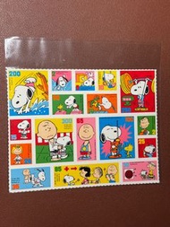 Snoopy 懷舊 郵票設計 貼紙 80年代