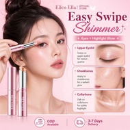 Ellen Ella Jelly Eyeshadow Stick Fine Glitter Pearl Shimmer Eye Shadow Pencil Waterproof