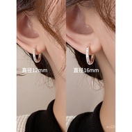 Niche Sterling Silver Cool Style Belden Body Earrings Feel Light Luxury He S999 Loose Earrings Rhine