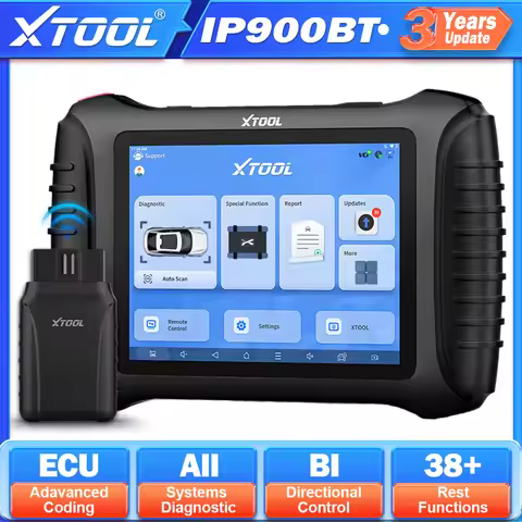 Xtool IP900BT OBD2 All Systems Car DiagnosticTools ECU Coding Active Test Key Programming Scanner Wi