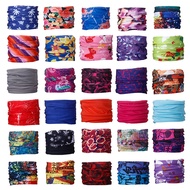 （คละลาย）Buff ผ้าบัฟกันฝุ่น กันละออง หัวกะโหลก ลายพราง สีสันสดใส