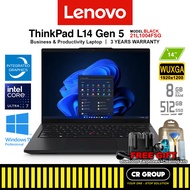 Lenovo ThinkPad L14 Gen 5 - Intel Core Ultra 7 155U - Intel Graphics - 8GB RAM - 512GB SSD (3Yrs Len