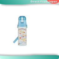 Kid-Friendly Skater Water Bottle - 470ml & 430ml Stainless Steel, Insulated, Lightweight, Sanrio Cin