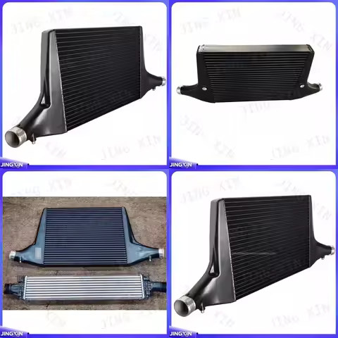 Custom for Audi High Performance Front Mount Intercooler Kit B9 A4 A5 S4 S5 1.8L 2.0L 3.0 TFSI 2014-