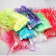 Colorful Symphony Transparent Rain Silk Curtain Birthday Decoration Tassel Curtain Fluorescent Rain 