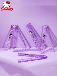 1pc 30cm/11.81in Folding Ruler, Multifunctional, High-Quality Cute Cartoon Ruler For Students Back T