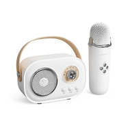 POLVCDG Bluetooth Speaker with Microphone Speaker Super Bass Karaoke System Mini Amplifier
