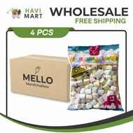 MELLO CONCENTRIC LARGE MARSHMALLOWS Candy Toppings 680G (4 PIECES PER BOX) HONLINE