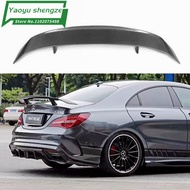 GT Spoiler For Mercedes CLA Wing CLA45 W117 C117 Matt Carbon Fiber Rear Trunk Lid Spoiler CLA180 CLA
