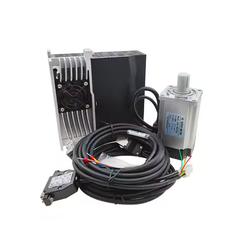 KS 400W 600W 1.27N 1.9N AC220V Servo Motor Kit With Magnetic 17bit Absolute Encoder + Servo Driver F