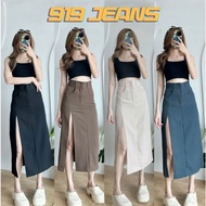 919JEANS Long Skirt Jeans Short