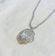 Swarovski 白水晶925純銀長頸鏈 vca lv Chanel apm Cartier pandora links of london dior Les nereides