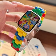 Building Block Plastic Strap Compatible For Amazfit bip 6 Strap Amazfit bip 5 Strap Adjustable Amazf