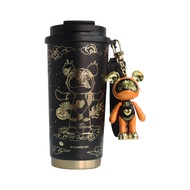 Cosmos bear แก้วน้ำเก็บอุณหภูมิ 500ml พกพาสะดวก มาพร้อมกับสายคล้อง สแตนเลส 316