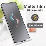 Matte Screen Film for iPhone 14/13/12/11Promax Tempered Glass Film Shock-proof Screen Protector for iPhone 14promax/7/8plus/X/XS