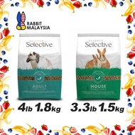 ◈Supreme Science Selective Four+ Rabbit | HOUSE Rabbit Food | ADULT Rabbit Food 4lb | Junior Rabbit 