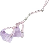 TRIXIE Junior Puppy Soft Harness with Lead Size S - M: Chest Circumference 26-34 cm/10 mm in Lilac -