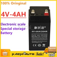 แบตเตอร์รี่แห้ง 4V4AH แบตเตอรี่สำหรับเครื่องชั่งดิจิตอลทั่วไปและอื่นๆ battery แบต 4V 4AHมีสินค้าพร้อ