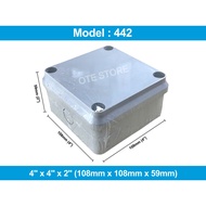 442 IP56 WEATHER PROOF PVC ENCLOSURE JUNCTION BOX (4 X 4 X 2 INCH) (108 x 108 x 59MM)