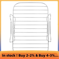 (E L X I) Air Fryer Rack for  DZ201/DZ401 Foodi Accessories Stainless Steel Multi-Layer Stackable De