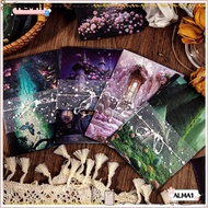 ALMA Materials Decoupage Paper, Double-offset Paper 145*100mm Scrapbook Craft Paper Kit, Mushroom Forest Craft Supplies Magic Forest Scrapbook Paper For Collage Card Making