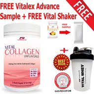 Vital Collagen Powder Halal 5000mg 30ser/150g+ FREE Vitalex Advance Sample + Vital Shaker vs Asahi C