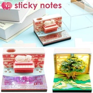 3D Calendar 2026 Tear Away Paper Art Notepad Desk Time Piece Calendar Creative Present SHOPSKC9420